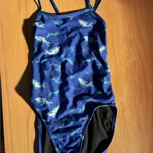 Jolyn Brandon size 26 shark print onesie new without tags